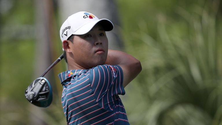 during the third round of the 2018 RBC Heritage at Harbour Town Golf Links on April 14, 2018 in Hilton Head Island, South Carolina.