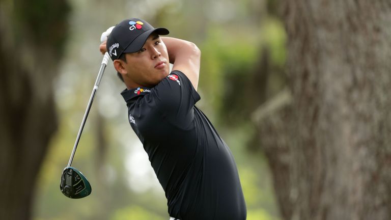 during the final round of the 2018 RBC Heritage at Harbour Town Golf Links on April 15, 2018 in Hilton Head Island, South Carolina.