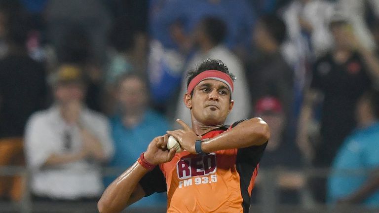 Siddarth Kaul, Sunrisers Hyderabad, IPL (Credit: AFP)