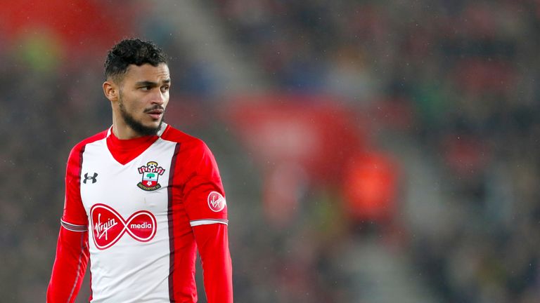 Southampton's Sofiane Boufal during the Premier League match against Tottenham at St Mary's