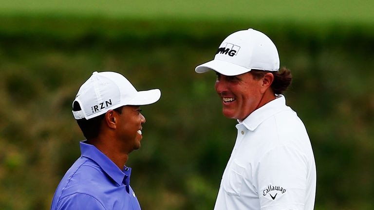 Tiger Woods and Phil Mickelson