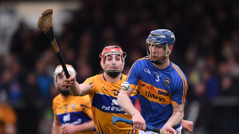 Tomás Hamill in action against Clare earlier this year.
