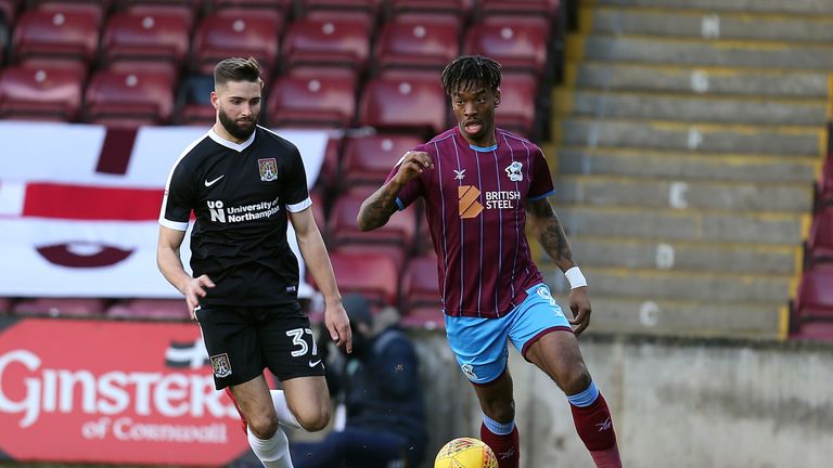 Scunthorpe forward Ivan Toney faces a late fitness test