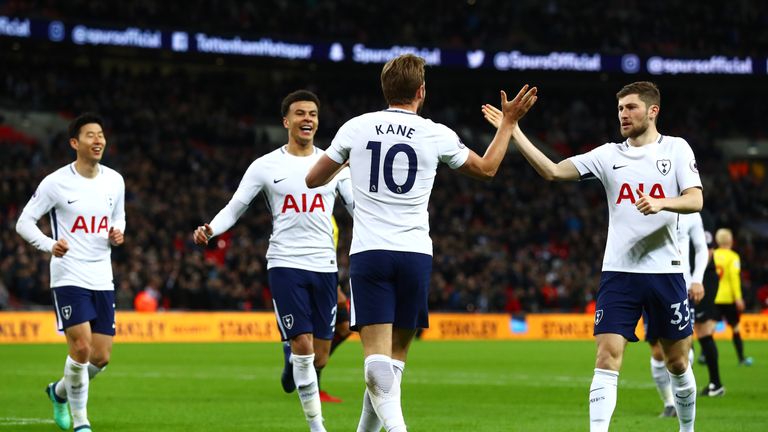 Harry Kane stretched Tottenham's lead with a simple finish