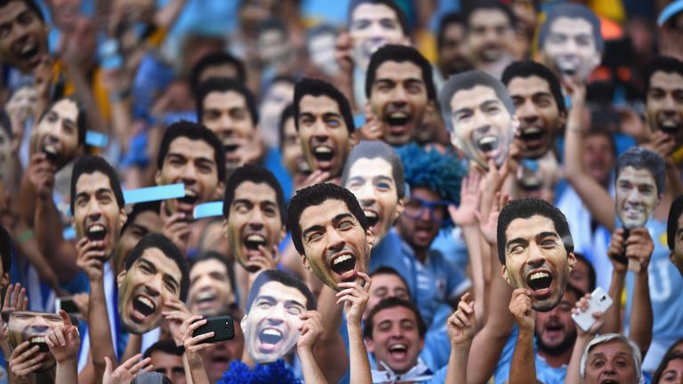 during the 2014 FIFA World Cup Brazil round of 16 match between Colombia and Uruguay at Maracana on June 28, 2014 in Rio de Janeiro, Brazil.