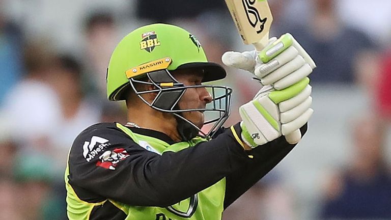 Usman Khawaja averaged 45.66 in three games for Sydney Thunder in this winter's BBL