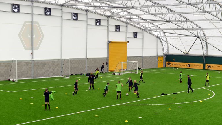 Wolves Academy & Arena Opening, Wolverhampton Wanderers pen the new Academy building and Indoor Arena. [Credit: Wolverhampton Wanderers Football Club]