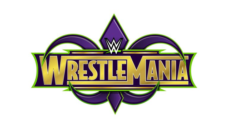 WrestleMania 2018 Logo - optimised for mobile indexes