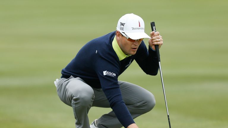 during the second round of the Valero Texas Open at TPC San Antonio AT&T Oaks Course on April 19, 2018 in San Antonio, Texas.