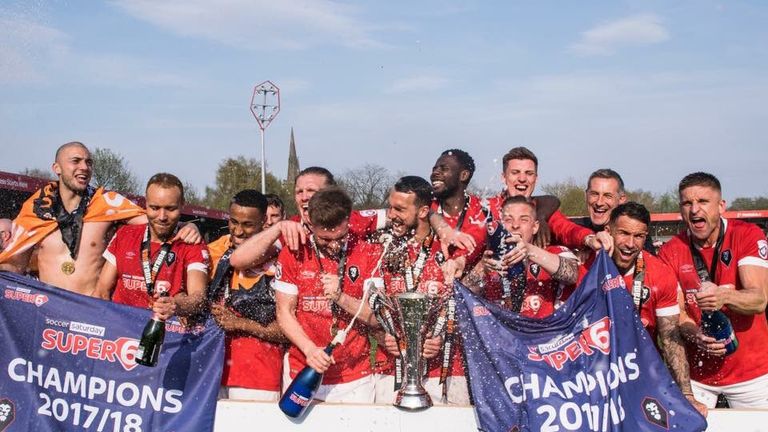 Salford City were crowned champions of National League North on Saturday