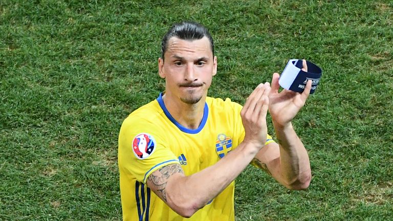 Zlatan Ibrahimovic abslovierte sein letztes Länderspiel für Schweden bei der EM 2016.