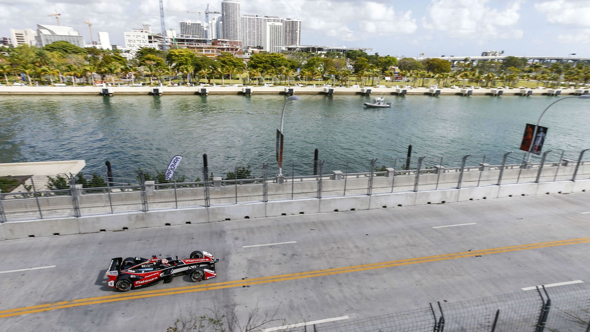 Final construction work underway ahead of debut Miami Grand Prix