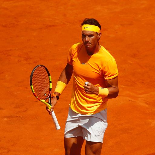 Nadal silences Fognini to march on