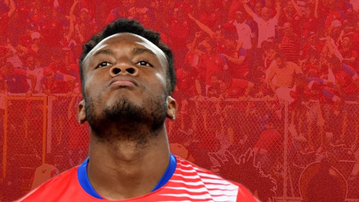 Rodney Wallace of Costa Rica is preparing to face Brazil, where he spent time in his club career