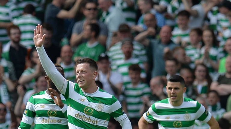 Callum McGregor put Celtic ahead on 11 minutes with a fine strike