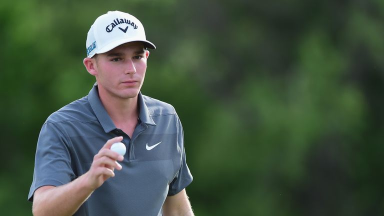 during the final round of the AT&T Byron Nelson at Trinity Forest Golf Club on May 20, 2018 in Dallas, Texas.