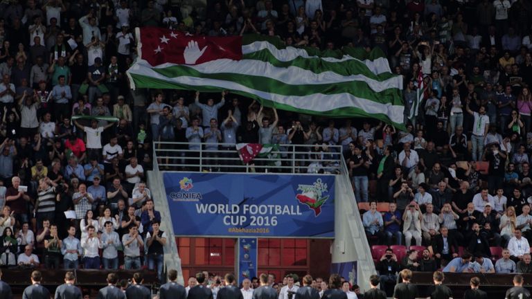Abkhazia v Northern Cyprus at the ConIFA World Football Cup 2016