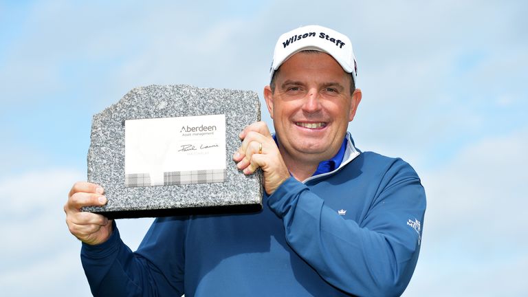 on day four of the Aberdeen Asset Management Paul Lawrie Matchplay at Archerfield Links Golf Club on August 7, 2016 in North Berwick, Scotland.