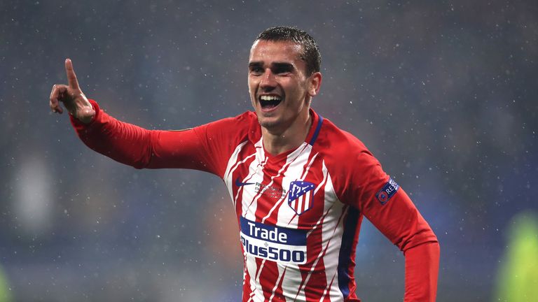  during the UEFA Europa League Final between Olympique de Marseille and Club Atletico de Madrid at Stade de Lyon on May 16, 2018 in Lyon, France.