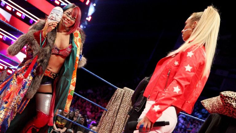 Carmella must make a defence of her SmackDown women's title against Asuka at Money In The Bank
