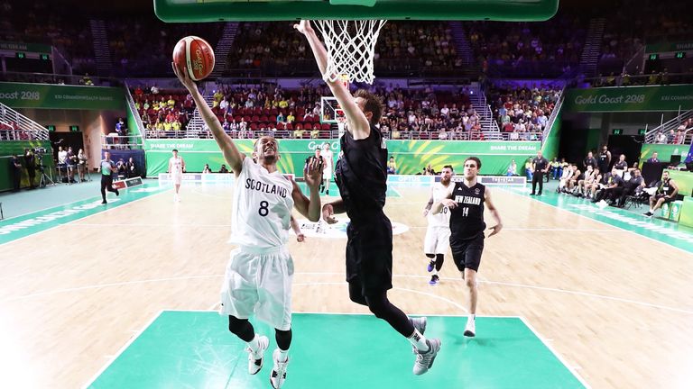 during Basketball on day 11 of the Gold Coast 2018 Commonwealth Games at Gold Coast Convention and Exhibition Centre on April 15, 2018 on the Gold Coast, Australia.
