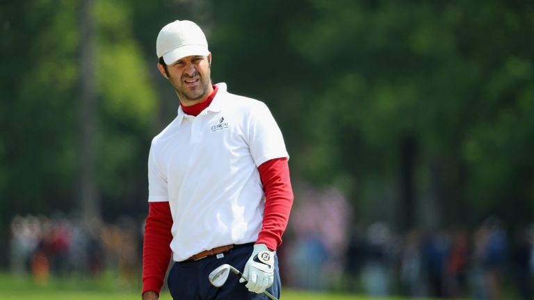  during the second round of the Belgian Knockout at at the Rinkven International Golf Clubon May 18, 2018 in Antwerpen, Belgium.