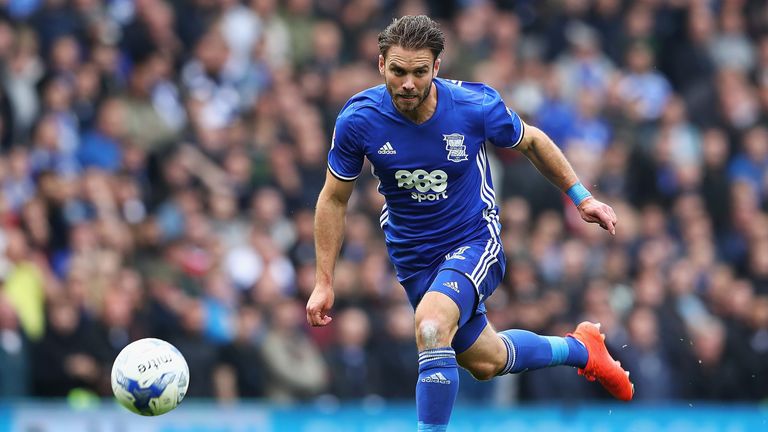 during the Sky Bet Championship match between Birmingham City and Aston Villa at St Andrews (stadium) on October 30, 2016 in Birmingham, England.