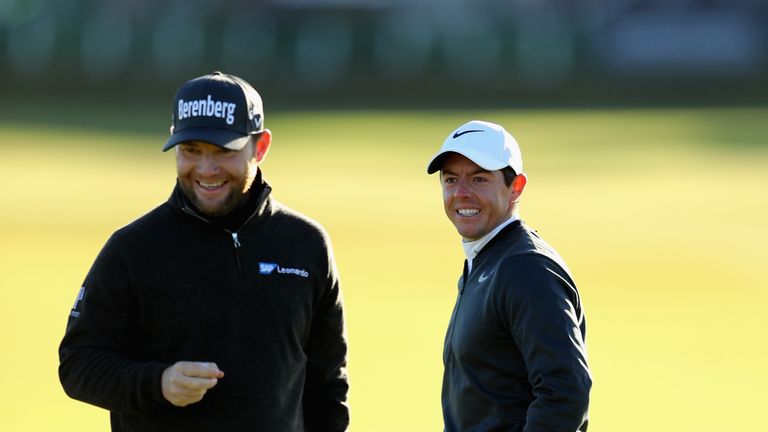 during day one of the 2017 Alfred Dunhill Championship at The Old Course on October 5, 2017 in St Andrews, Scotland.