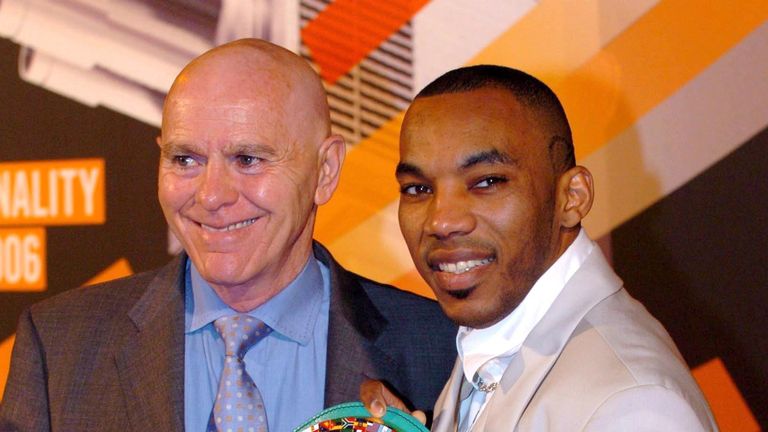 Boxer Junior Witter (right) and trainer Brendan Ingle arrive at the NEC in Birmingham for the BBC Sports Personality of the Year.