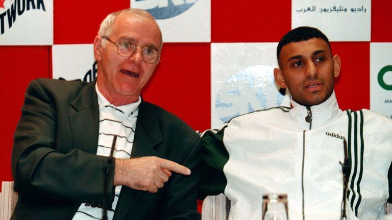  Manager Brendan Ingle predicts that Prince Naseem Hamed  will be Saturday's winner when he defends his WB0 world featherweight title against Remigio Molina, at Manchester's Nynex Arena. See PA story BOXING Hamed. Pic Dave Kendall.