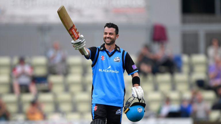 Callum Ferguson during the Royal London One Day Cup match between Worcestershire and Leicestershire at New Road on May 29, 2018 in Worcester, England.