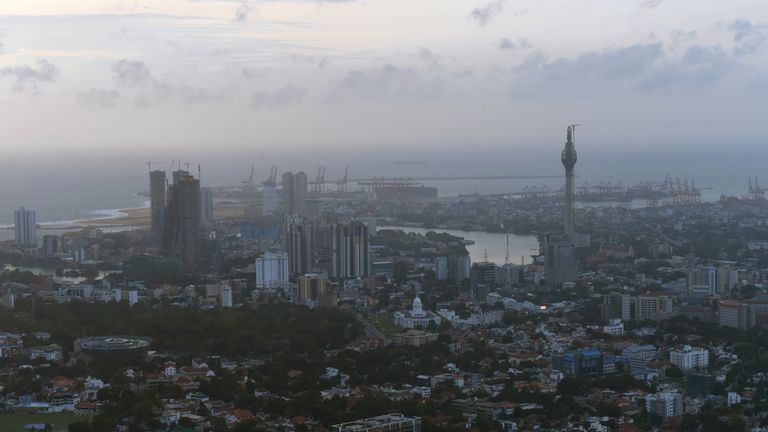 Two British men have died in hospital in the Sri Lankan capital Colombo