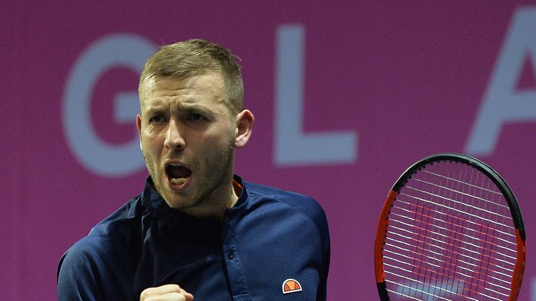 Dan Evans kept his hopes of qualifying for the  Australian Open  on track