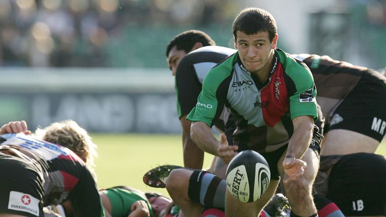 LONDON - OCTOBER 20:  Danny Care of Harlequins in action during the Guinness Premiership match between Harlequins and London Wasps at The Twickenham Stoop on October 20, 2007 in London, England.  (Photo by Christopher Lee/Getty Images)