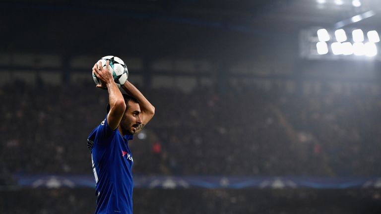 during the UEFA Champions League group C match between Chelsea FC and AS Roma at Stamford Bridge on October 18, 2017 in London, United Kingdom.