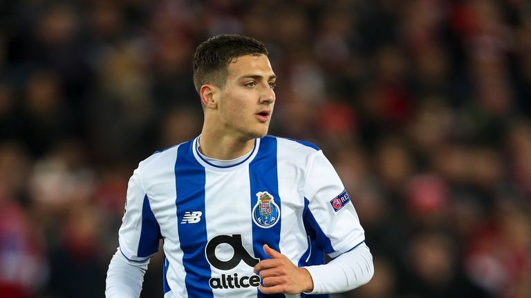 Diogo Dalot during the UEFA Champions League Round of 16, Second Leg match between Liverpool and FC Porto at Anfield