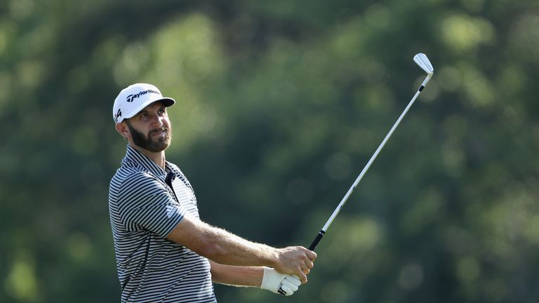 Johnson ended the first day tied for the lead with five others
