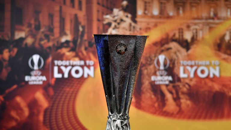 Europa League trophy Atletico Madrid Marseille final Lyon