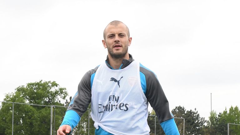 Arsenal midfielder Jack Wilshere