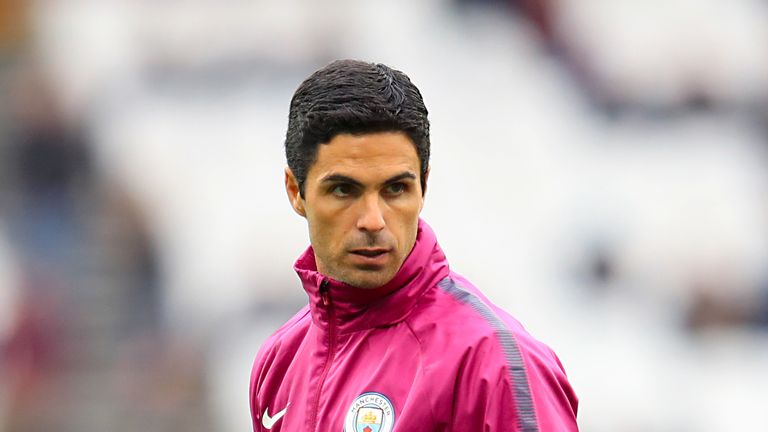 Manchester City assistant coach Mikel Arteta