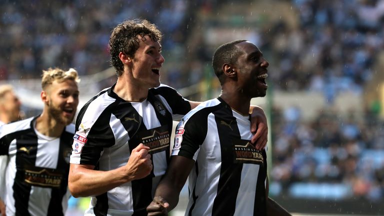 Jonathan Forte scored an exquisite opener for Notts County