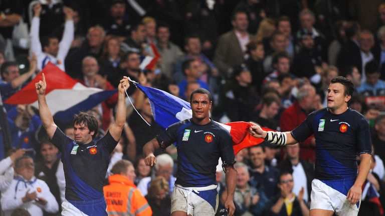 The France supporters were jubilant after their side defeated the pre-tournament favourites