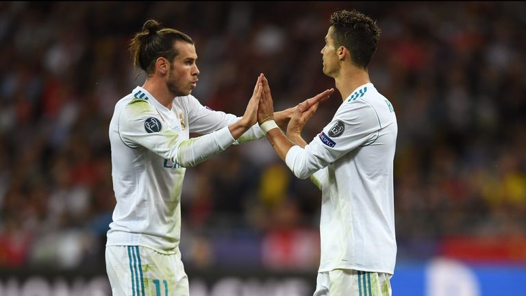 Gareth Bale and Cristiano Ronaldo