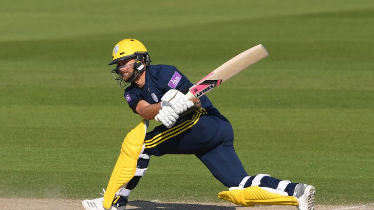 Gareth Berg during the Royal London One-Day Cup match between Sussex and Hampshire at The 1st Central County Ground on May 19, 2018 in Hove, England.