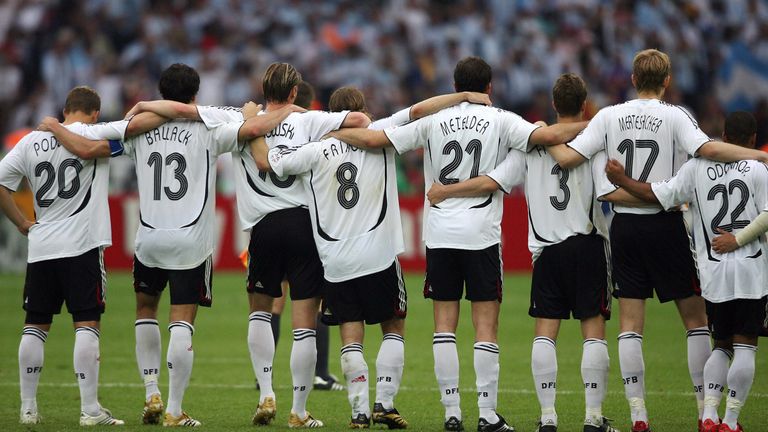 Germany players have never lost a penalty shoot-out at the World Cup