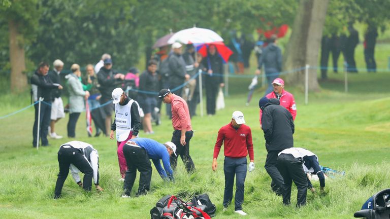 during day one of the BMW PGA Championship at Wentworth on May 24, 2018 in Virginia Water, England.