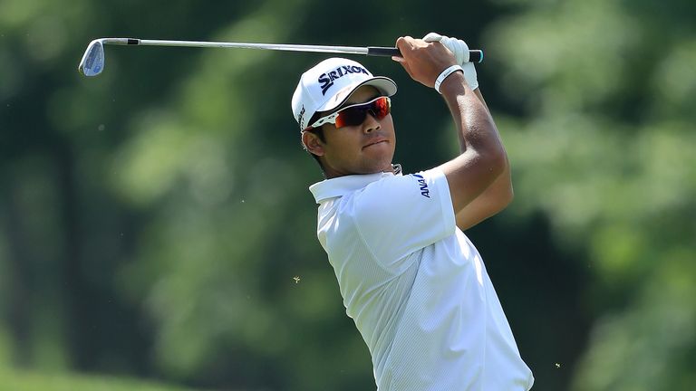 during the first round of The Memorial Tournament Presented by Nationwide at Muirfield Village Golf Club on May 31, 2018 in Dublin, Ohio.