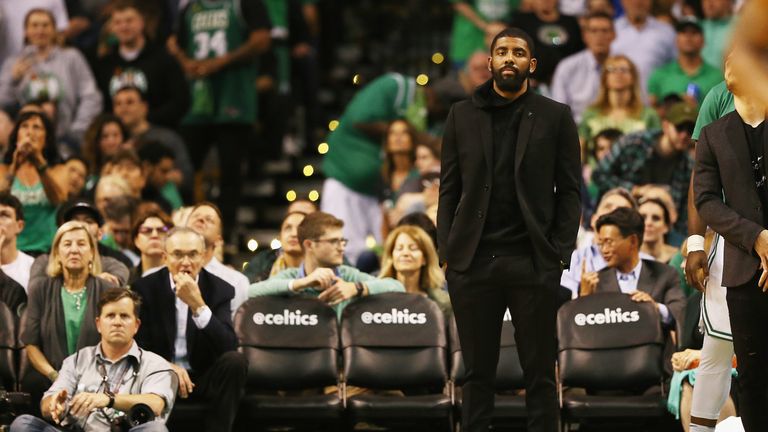 Kyrie Irving missed the entire play-offs through injury.