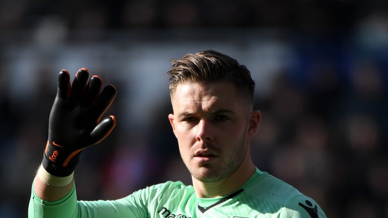 Jack Butland&#39;s glove is worth £35m, joked Paul Lambert