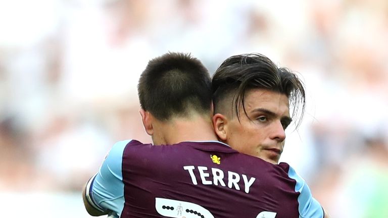  during the Sky Bet Championship Play Off Final between Aston Villa and  Fulham at Wembley Stadium on May 26, 2018 in London, England.